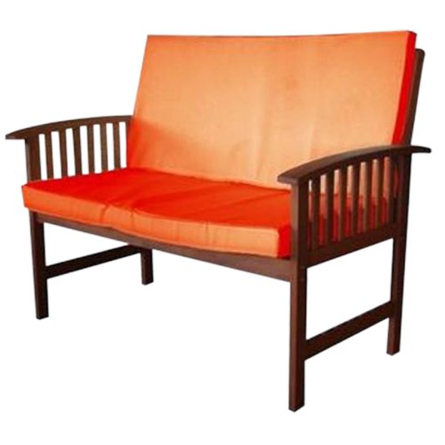 PANCHINA IN LEGNO TROPICALE RESISTENTE PER ARREDAMENTO GIARDINO IMPRESSION PARTY