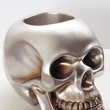 Semplicità Elegante Retro Personalità Europea Forma Del Cranio Portabottiglie Resina Artigianato D'Argento Home Desktop Portico Ornamenti Decorazioni per Bar Bella Ed Elegante, HJJ