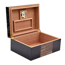 WY-YAN Legno di Cedro humidor in Legno Mellow Box Grande humidor capacità Cabinet idratante