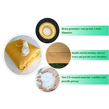Balcone Protezione Ponte E Recinzione Schermata Privacy Parabrezza Protezione UV Cinghie Incluse Ombrellone Esterno for Appartamenti, Prati, Piscine (Color : Yellow, Size : 1.2x10m)