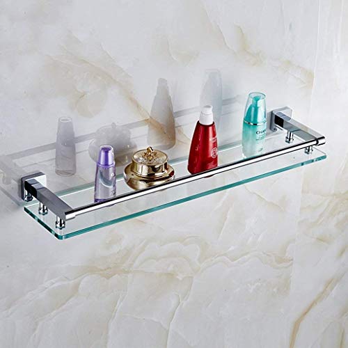 NHLBD Mensola da Bagno, mensola portaoggetti - Bagno Mensola Parete Doccia Caddy in Acciaio Inox Scaffale for Bagno Cucina partizione Accessori da Bagno (Dimensioni: 50cm) (Size : 50cm)
