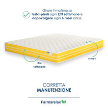 Farmarelax - Materasso Memory Singolo 80x190, Altezza 23 cm, Made in Italy, Ortopedico, Alleviamento dei punti di pressione, Fascia 5D Traspirante, Anallergico e Antiacaro, Top Memory