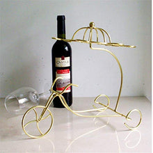 YLCJ Portabottiglie Creativo/Portabottiglie in Ferro battuto/Calice Europeo Portabottiglie Integrato Portabottiglie in Vetro - Forniture per mobili Cantina per Vini