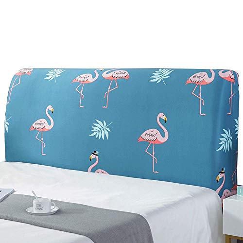 Copri Testata Letto Elasticizzato Fodera per Testiera del Letto Spesso Tessuto di Seta del Latte all-Inclusive Letto Matrimoniale Singolo Copertura per La Protezione della Testata,H-Length:170-185cm