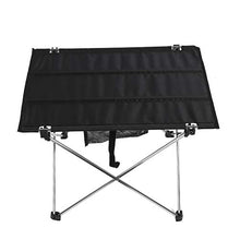 WolfGo - Tavolo da picnic pieghevole da ufficio, in tessuto, portatile, per barbecue, ufficio, campeggio, all'aperto, picnic