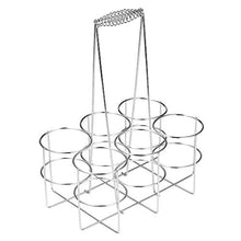 Weehey 6 Bottiglie di Birra Titolare Partito Birra cestello portabottiglie Vino Caddy Stand per Bar dell'hotel Bar Bottiglie di Birra Vino
