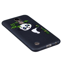 Custodia Cover LG K10 2017 Silicone,Ukayfe Ultraslim Case in TPU Nero Custodia Morbida Soft Protettiva Custodia Brillantini Resistente ai Graffi Antiscivolo Case Antiurto per LG K10 2017-Bamboo Panda