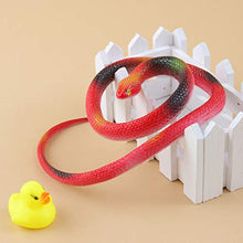 STOBOK 6 Pezzi di Gomma Realistica Serpente Nero Giocattolo Giardino Oggetti di Scena Regalo per Bambini Festa Decorativa