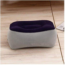 Lettino da viaggio Lettino da viaggio morbido poggiapiedi cuscino PVC gonfiabile resto del piede dell'ammortizzatore del cuscino Air Travel Office Home gamba Piedi di distensione strumento Bambini Bed