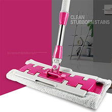SSAYY Mop Mop Piano Mop Telescopico Mop Manico A 360 Gradi Mop per La Cucina di Casa Piastrelle Pulizia Spin Mop Rotante Rotante Superfine Tamponi in Fibra