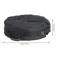 Pwshymi Sacchetti di Peso Accessori fissi per Esterni Forma Rotonda per Campeggio per terrazza da Giardino per ombrellone da Esterno