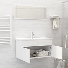 vidaXL Set Mobili da Bagno 2 pz Rovere Sonoma in Truciolato