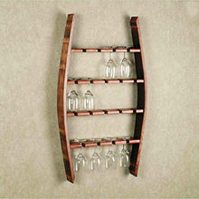 Elegante Scaffale per Vino Portabottiglie Portabottiglie da Parete in Legno con Portabottiglie, HJJ