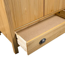 vidaXL Armadio a 3 Ante Hill Range 127x50x170cm Legno Massello di Pino