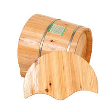 NUBAOgy Pediluvio in Legno, Pediluvio per Uso Domestico con Pediluvio, Vasca per Pediluvio, Pediluvio, Pediluvio, Botte di Abete Profumato, Regalo per La Casa, 30 Cm (Colore : B)