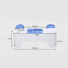 XuZeLii Sgabello da Toilette Accovacciato WC Sgabello Multifunzionale Passo Sgabello Donne Incinte igienici Squatting Bambino Squatting Adulto Bordo di plastica del Piede Stool Adatto per WC