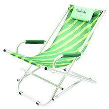 Pierre Cardin, Verde, Linea Haiti, Sedia Sdraio Lilla, Mare Giardino, Alluminio, 60x50x35