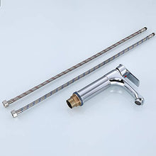SXJ Rubinetti per Bagno Placcatura Multistrato Monoforo Monocomando per Lavabo, Rubinetto per Lavabo con Acqua Calda E Fredda, Altezza Regolabile