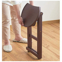 AJH-Sgabelli da Bagno Sedie Pieghevoli Multiuso Gomma Legno Antiscivolo Cuscinetto anticorrosivo Forte Moda Portatile Creativo Bar Cambia Scarpe Cibo