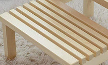 QIQIDEDIAN - Scaletta in legno massiccio, sgabello multifunzione, sgabelli da bagno, sgabelli