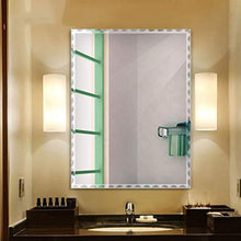 CENPEN Senza Telaio Piazza Bathroom Specchio a Parete Makeup Dresser Mirror (Dimensioni: 60 * 80cm)