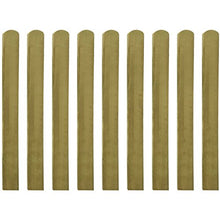 Festnight Stecche per Recinto/Recinzione Giardino 10 pz 100 cm Legno Impregnato