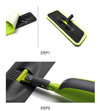 SSAYY Mop Mop Spray Magico Pavimento in Legno con Riutilizzabili Cuscinetti in Microfibra Manico A 360 Gradi Casa Finestre Cucina Mop Spazzatrice Scopa Strumenti Puliti