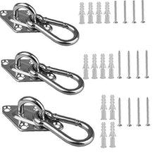 Acciaio Inossidabile Sospensione Staffa Hammock Monte Gancio Del Soffitto Di Ancoraggio Gancio Per Gym Training Aerial Yoga Altalena Appesa Kit M8