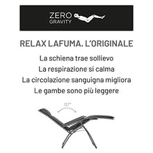 Lafuma LFM2035 Sedia a Sdraio, Nero, Standard