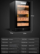 Armadietto Umidificante Sigaro, Temperatura Costante Intelligente E Umidità Umidità, 105L, Struttura in Legno Di Cedro Spagnolo, Cabinet Di Vino, Può Contenere 500 Sigari,Nero