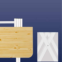 HXF- Legno massello Piazza Tavolo Pieghevole Facile tavolino Quadrato Tavolo da Pranzo casa 60 * 60 * 55 Centimetri Durevole (Color : B)