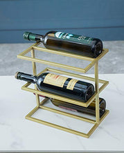 JL Tabletop scaffali Vino, controsoffitto Wine Rack, Wine Rack Holder Home Décor Pranzo Rack Accent Vino magazzinaggio for Il Vino di stoccaggio