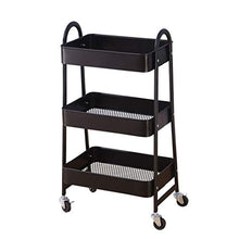 &ripiano di stoccaggio 3 livelli di storage Rack Trolley, con ruote for Cucina multipiano Storage Rack Scaffale di finitura