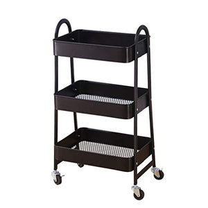 &ripiano di stoccaggio 3 livelli di storage Rack Trolley, con ruote for Cucina multipiano Storage Rack Scaffale di finitura