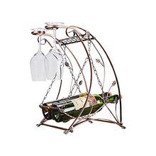 KANJJ-YU cremagliera del Vino, Creativo oscillare Europea Calice Decorazione portabicchieri Vino Vino Rack Moda Vino Rack appesa mensola Vino