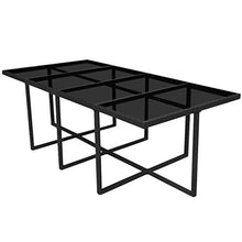 Festnight Mobili da Giardino/Set Tavolo e Sedie per Esterni 33 pz in Polirattan Nero