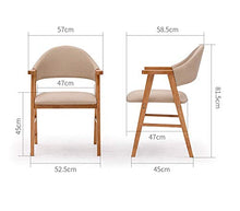 LWW Sedie, Tavoli bar Sgabelli divano sgabello e sedie sedia del calcolatore della sedia in tessuto lavabile Cafe Chair Appartamento Semplice