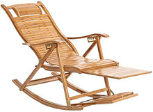 Sedia a Sdraio Beach Yard Piscina Pieghevole Pieghevole Reclinabile Chaise Chaise Bamboo Lounge Chair Interno Outdoor Rocking Relax Chair