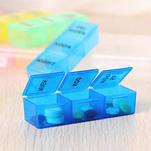 Supvox Portapillole 21 Griglie Portapillole Custodia per Medicinali Scatola Portaoggetti