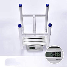 Sgabello da doccia Bagno sgabello bagno con sedia a rotelle Sgabello in acciaio inox da bagno delle feci della sede di scorrimento Anziani Anziani disabili Stool Chair sgabello bagno ( Color : White )