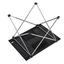WolfGo - Tavolo da picnic pieghevole da ufficio, in tessuto, portatile, per barbecue, ufficio, campeggio, all'aperto, picnic