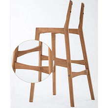 WDX- Sgabello da Bar Creativo Bar Sedia Schienale Sedia in Legno massello Confortevole (Color : C)