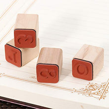HEALLILY 1 Set di Gomma di Legno Timbri di Legno Stampers Legno Montato Timbro di Gomma di Gomma di Legno Lettere di Alfabeto per Le Forniture Capitalizzati 10 Numeri