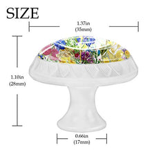 Pansy 4 PCS Pomelli per Porta, Pomolo per Mobile, Pomelli per Mobili con Viti, Maniglia per Armadietto, Pomelli per Porta, Pomelli per Cassetti per Porta, Armadio, Cassetto e Credenza