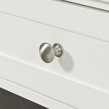 SoBuy® FBT46-W - Comodino da divano, con 1 cassetto e 2 ripiani, colore: Bianco