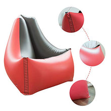 POHOVE - Divano gonfiabile pieghevole, in PVC, comodo divano gonfiabile, design ergonomico, per adulti e bambini