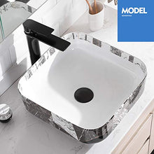 Lavandini bagno Lavelli da Bagno Lavabo in Ceramica Semplice Bagno Vanità Regalo in Stile Grigio Bianco e Nero (Color : Bianca, Size : 40x40x15cm)