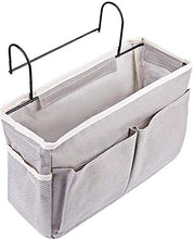 Honyan, organizer da comodino da appendere al comodino, multifunzione, da appendere, grande capacità, colore: grigio