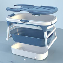 JFIOSD Vasca da Bagno Portatile per Adulti,Animale Vasca Pieghevole Freestanding con Copertura Termica/Borsa Portaoggetti