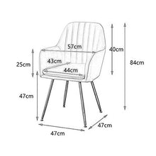 zyy Sedie per Sala Sedie Cucina Retro, Morbido Velluto Seduta e Schienale con Le Gambe Cuscino Metallo Poltrone for Sala Pranzo e Soggiorno Desk Chair (Color : Green)